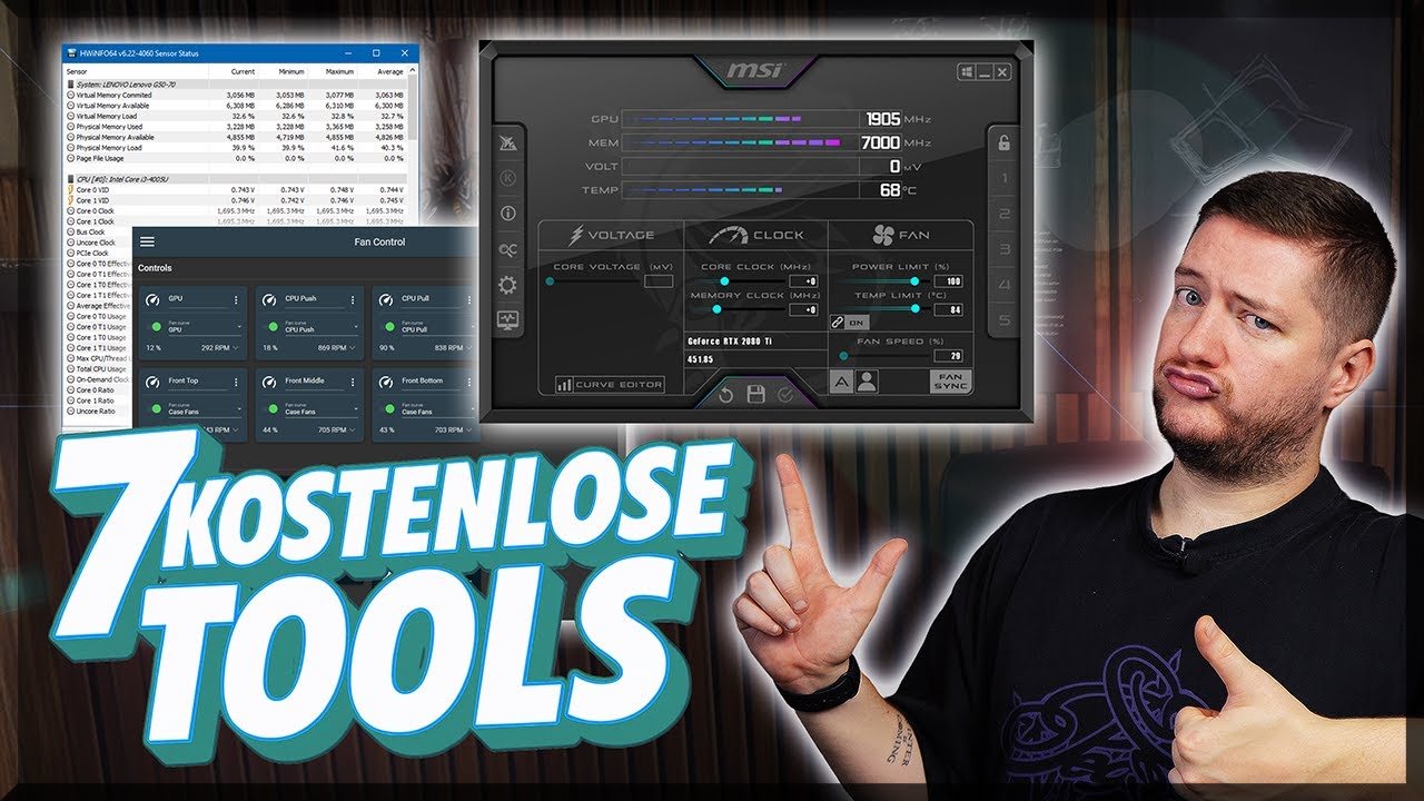 DIE 7 BESTEN KOSTENLOSEN PROGRAMME f&uuml;r EUREN GAMING PC!