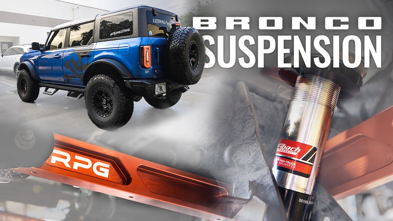 FULL BRONCO SUSPENSION! - RPG Offroad Kit and Eibach Coilover Installation Guide