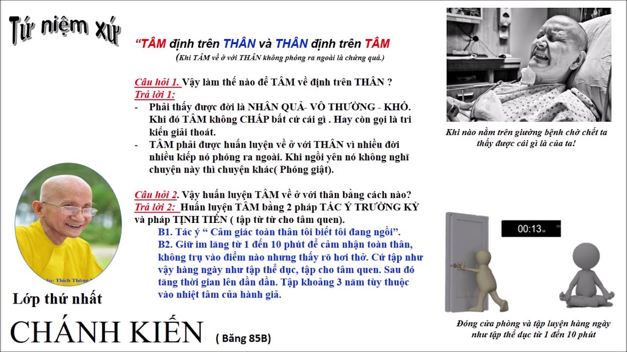 CHÁNH KIẾN (BĂNG 85B)- THÍCH THÔNG LẠC