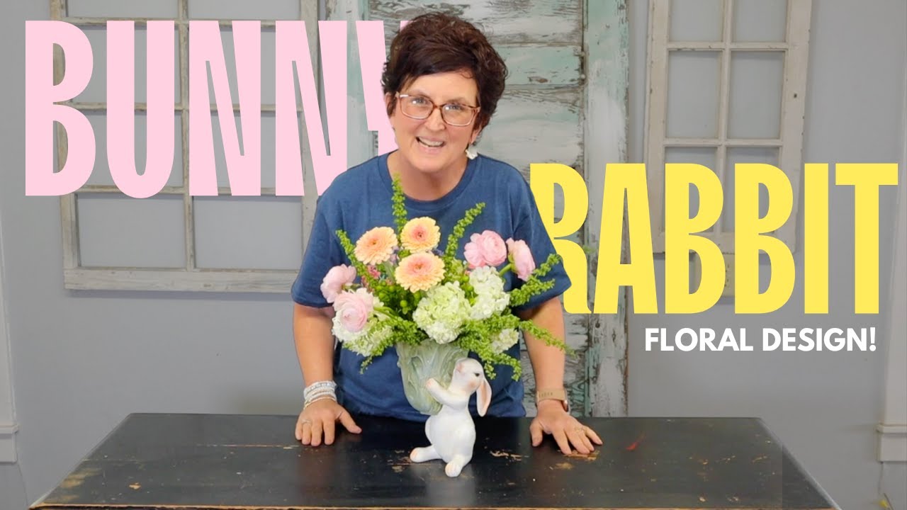 Bunny Spring Design with Ranunculus!