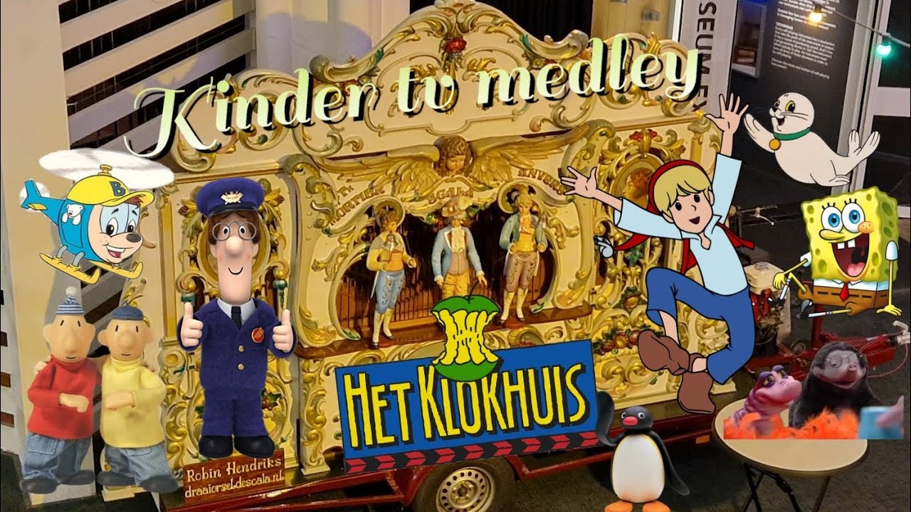 Kinder tv medley met Het Klokhuis, Pieter Post, Buurman en Buurman, Spongebob, Nils Holgerson