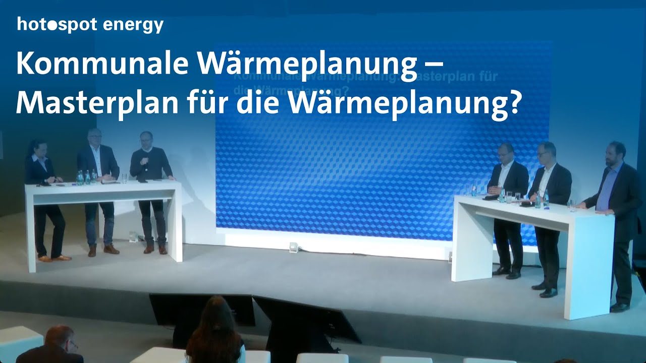 Kommunale Wärmeplanung – Masterplan für die Wärmeplanung? | Talk Hotspot Energy ISH 2023