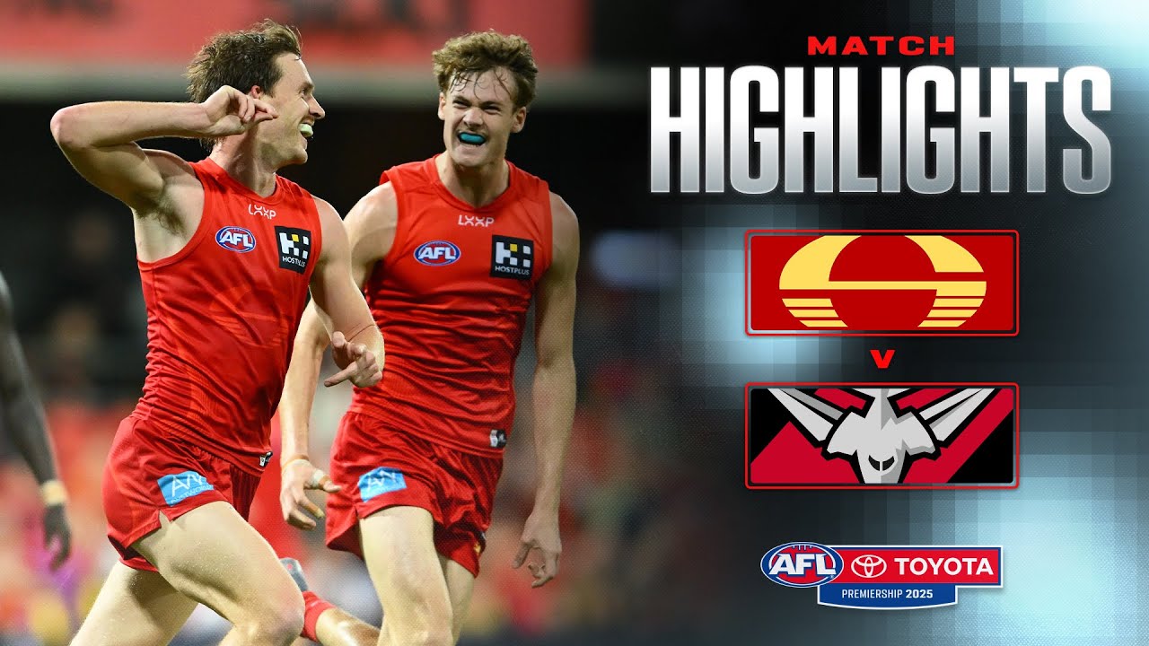 Gold Coast Suns v Essendon Highlights | Round 24, 2025 | AFL