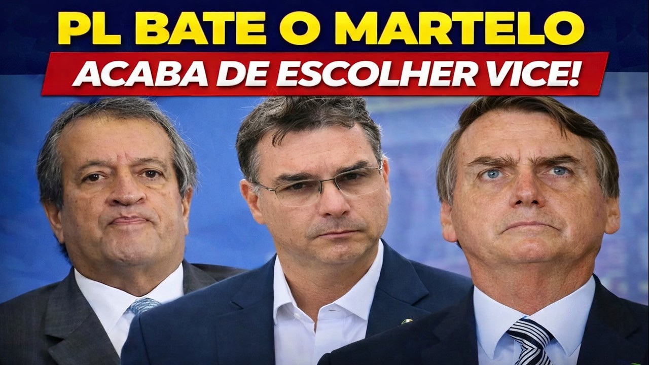 COSTA NETO ACABA DE INFORMAR VICE DE FLAVIO BOLSONARO 2026