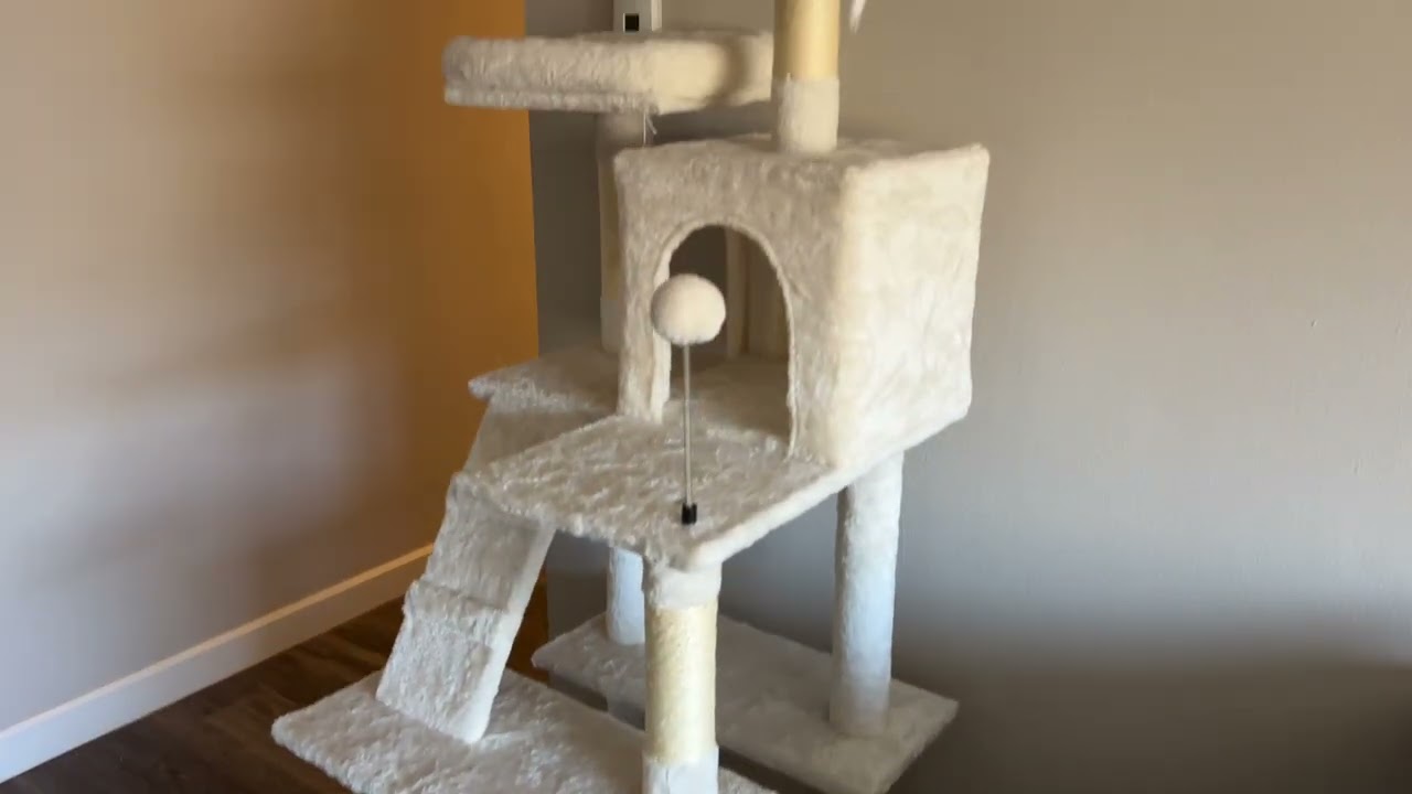 Ultimate Cat Paradise! Multi-Level Cat Tree | Ideal for Large Cats!