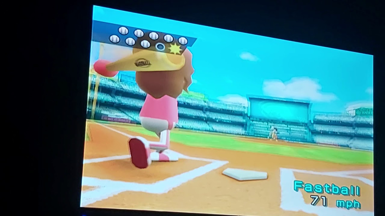 Wii Sports - Baseball Training - Hitting Home Runs - Stryker Vs Araceli