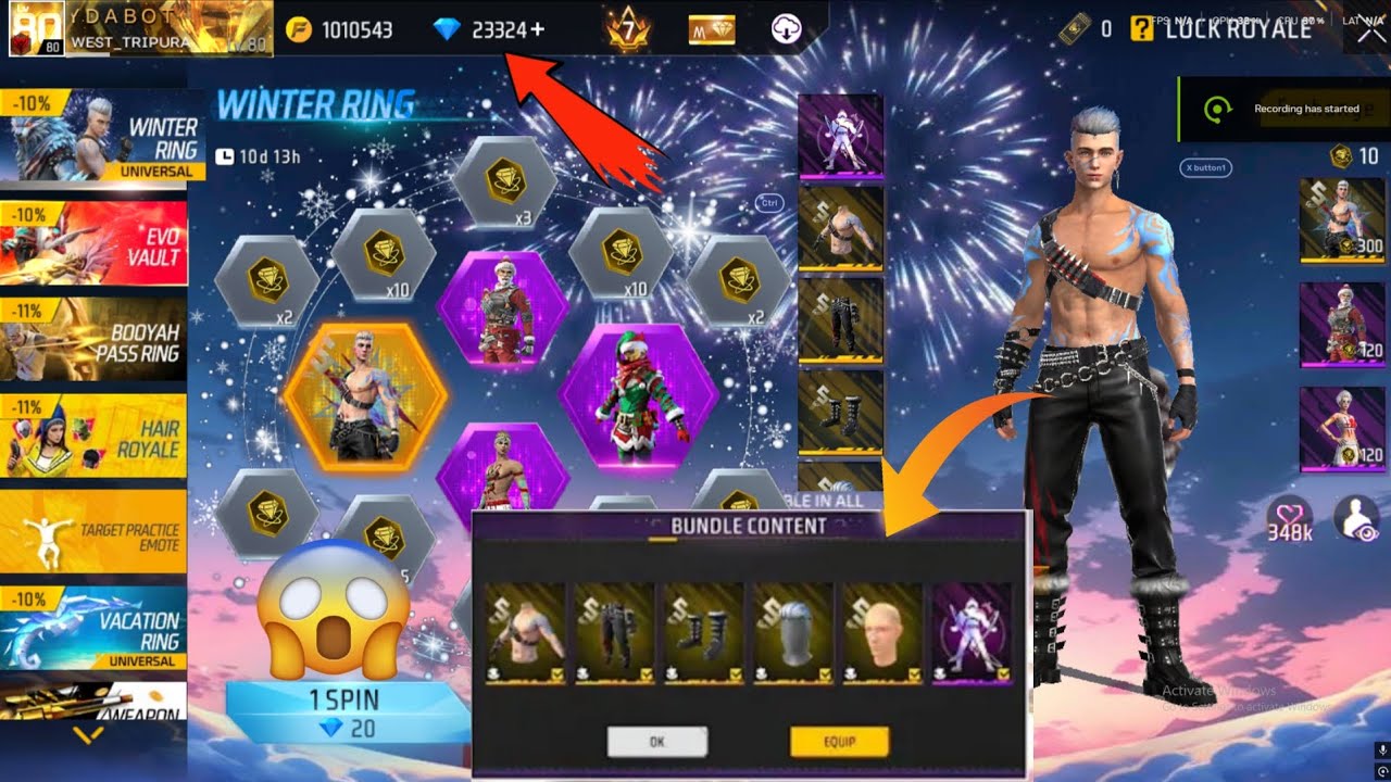 Free fire New event Ring event watching the full videos #new #events #freefire