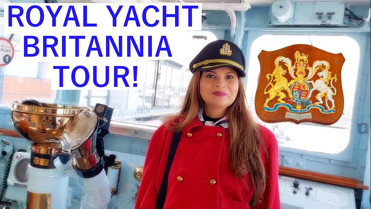 Full tour of The Royal Yacht Britannia! Including Gift shop and Royal Deck Tea Room.