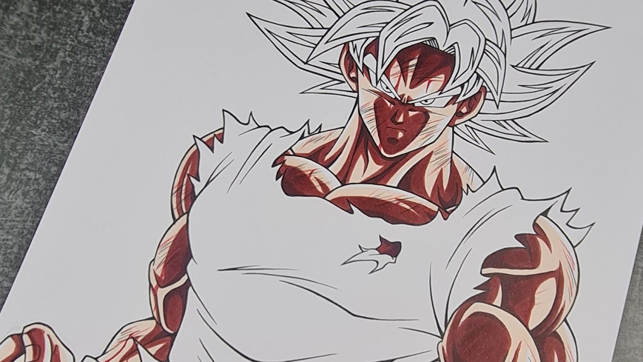 Drawing GOKU Ultra Instinct in Real Time