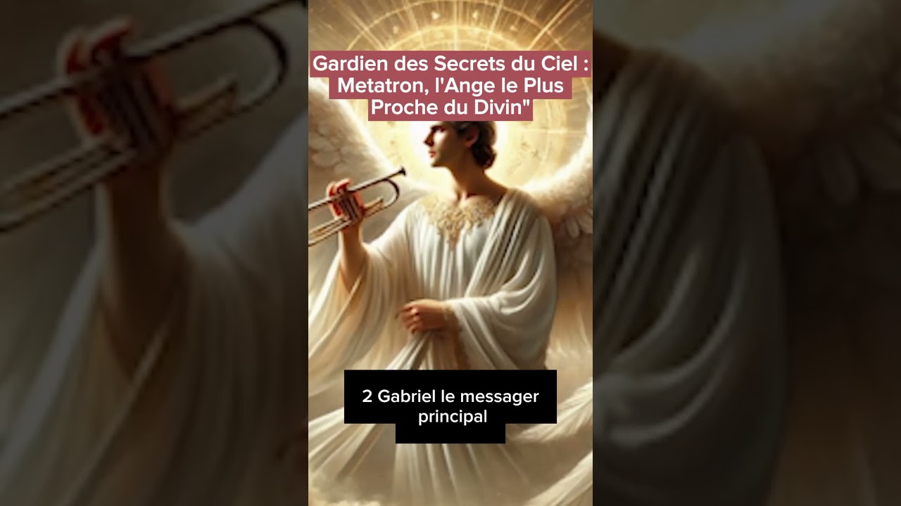 Gardien des Secrets du Ciel : Metatron, l'Ange le Plus Proche du Divin