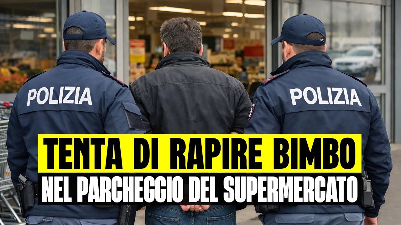 CHOC A LATINA, TENTA DI RAPIRE UN BAMBINO NEL PARCHEGGIO DEL SUPERMERCATO: ARRESTATO DALLA POLIZIA