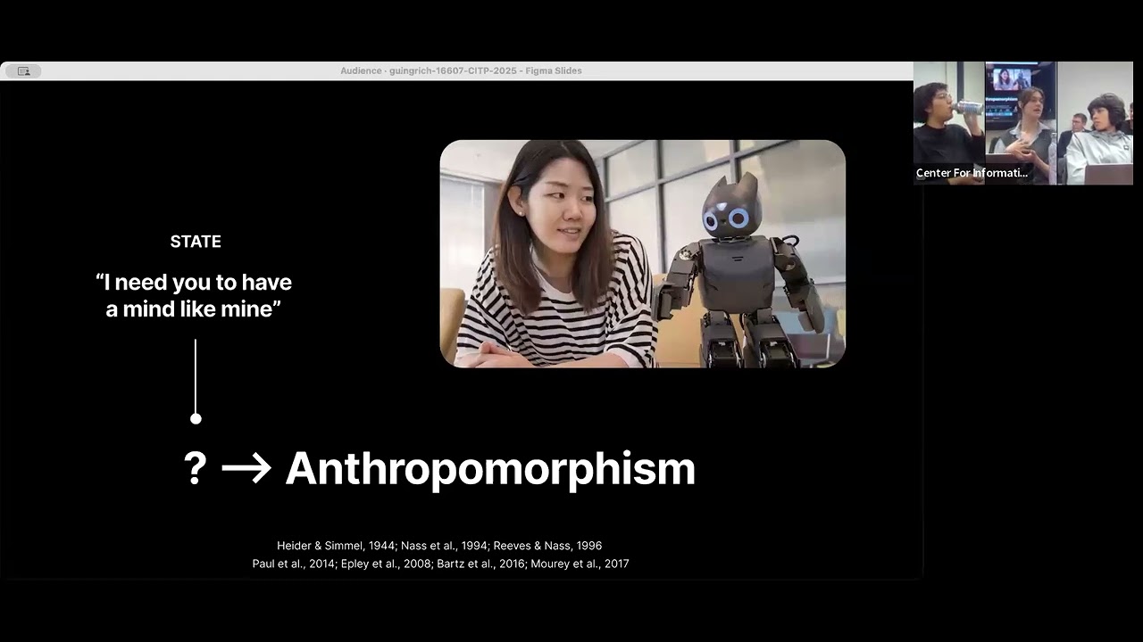 CITP Seminar Rose Guingrich - A Longitudinal Randomized Control Study of Companion Chatbot Use ...