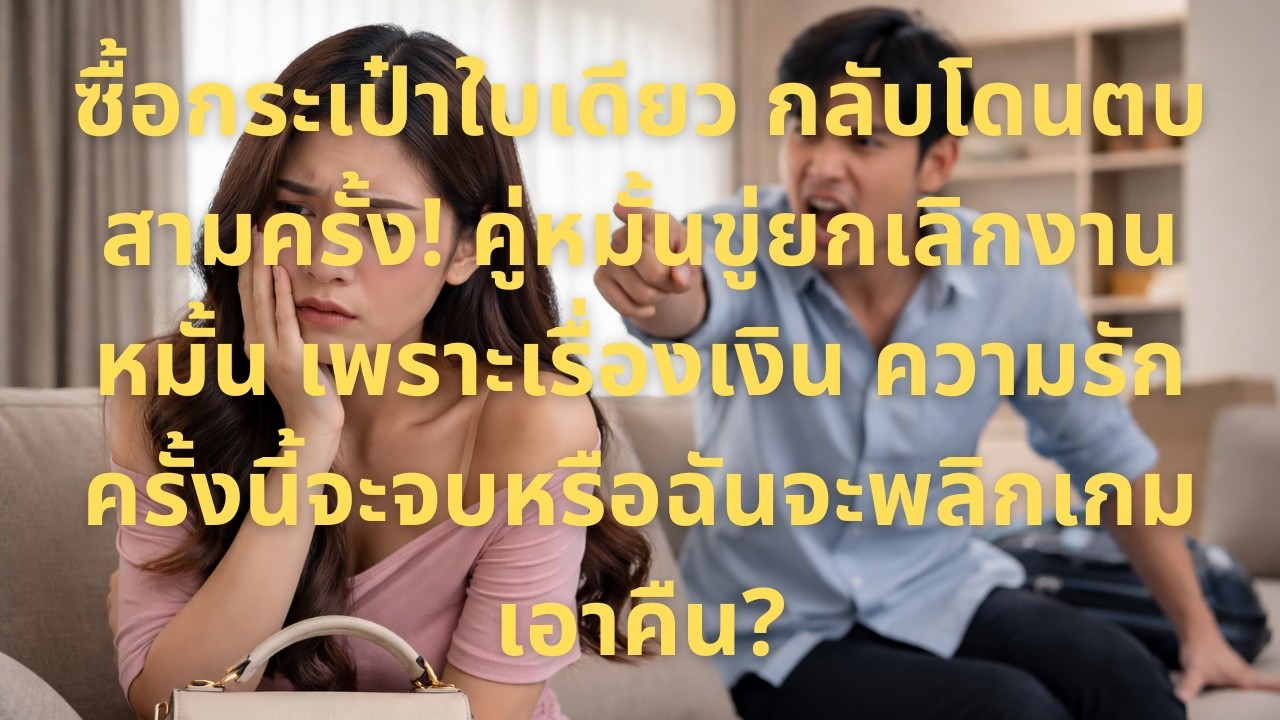 ฉันซื้อกระเป๋าถือหนึ่งใบ แต่คู่หมั้นของฉันกลับตบหน้าฉันสามครั้ง และขู่จะยกเลิกงานหมั้นเพียงเพราะฉัน