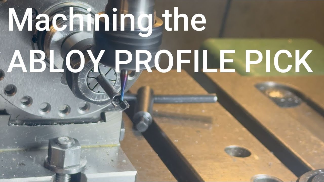How I CNC Machine the Abloy Profile Pick for Locksport