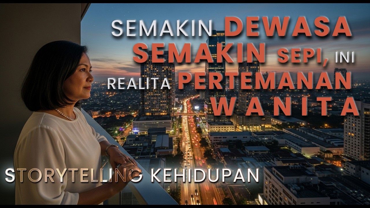 MENGAPA SEMAKIN DEWASA, SEMAKIN SEPI? Ini Realita Perteman Wanita | Storytelling Kehidupan Dewasa