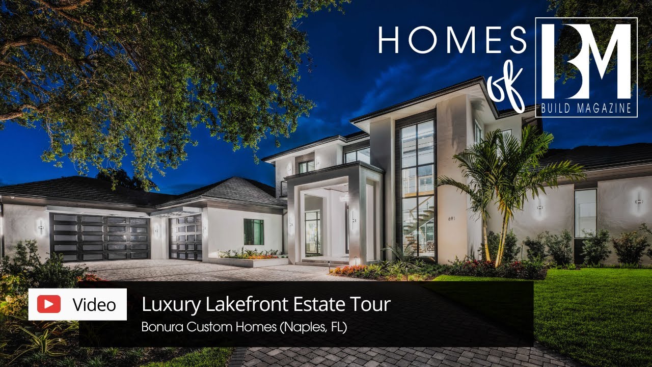 Luxury Lakefront Estate Tour with Bonura Custom Homes | Homes of BUILD