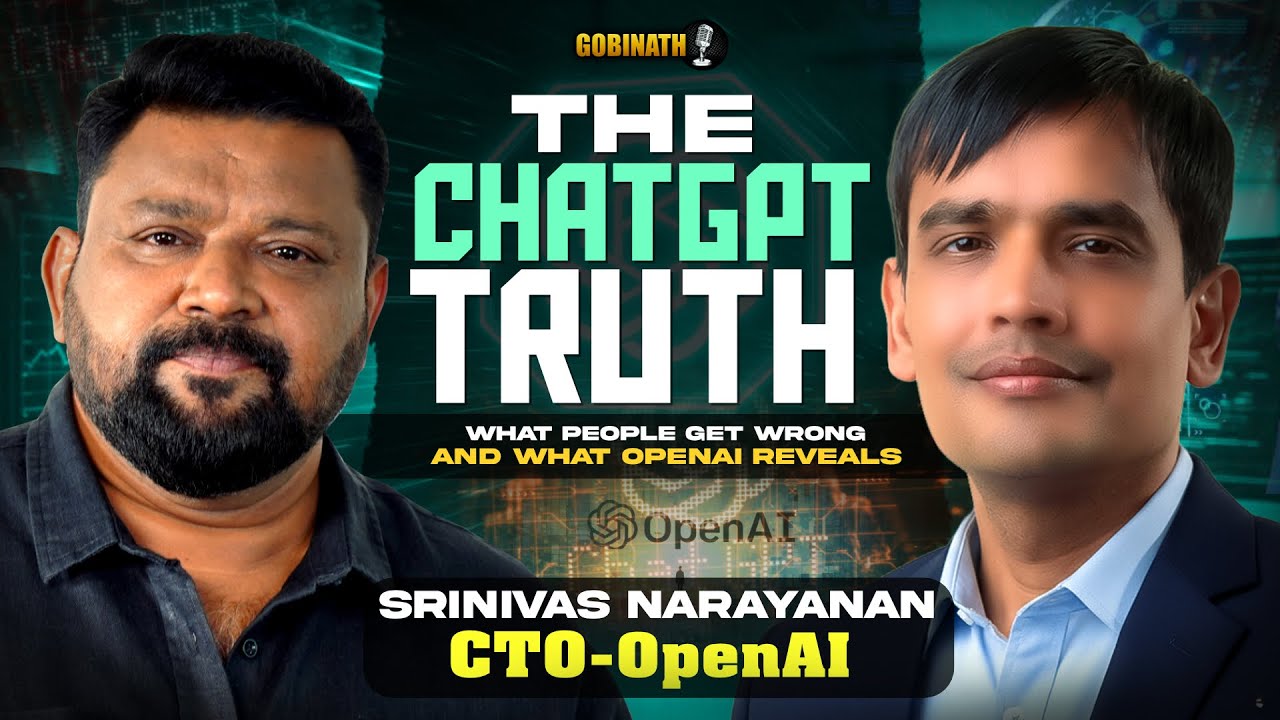 How Safe Is ChatGPT? Data, Privacy & Control Explained | Srinivas Narayanan x Gobinath