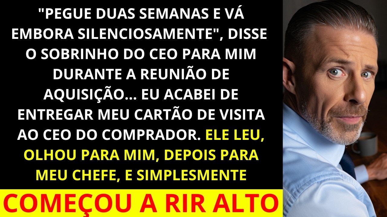 O CEO Recebeu um Simples Cartão de Visita  e Nem Imaginava Que Seria o Fim da Sua Carreira