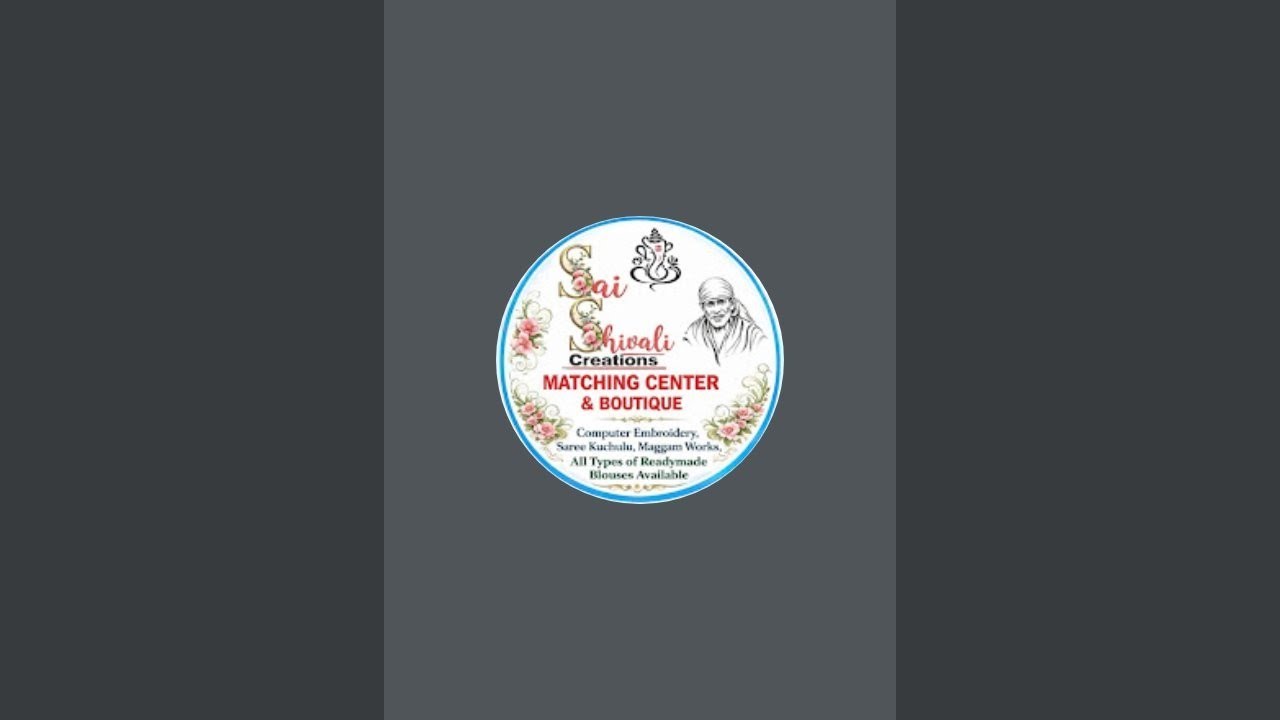 Sai Shivali creations matching center & boutique  is live