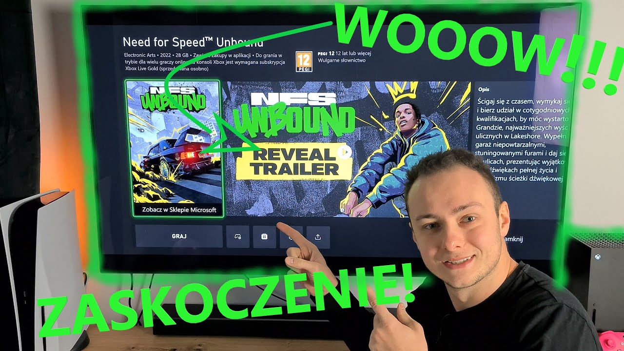 Need For Speed Unbound - pierwsze uruchomienie i wrażenia! Co tu się..?!! NFS na Xbox Series X 4K