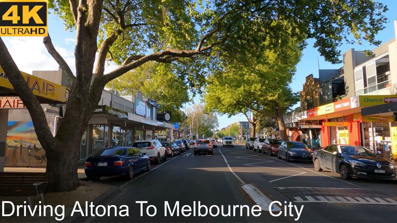 Driving Altona To The City | Melbourne Australia | 4K UHD