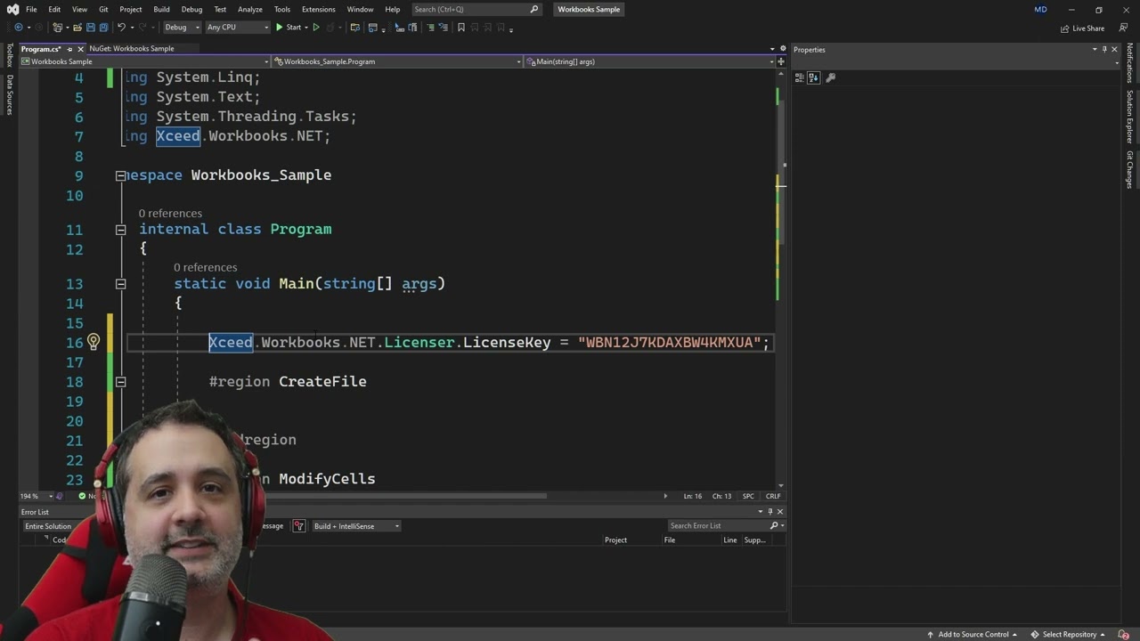 Getting Started - Xceed Workbooks for .NET