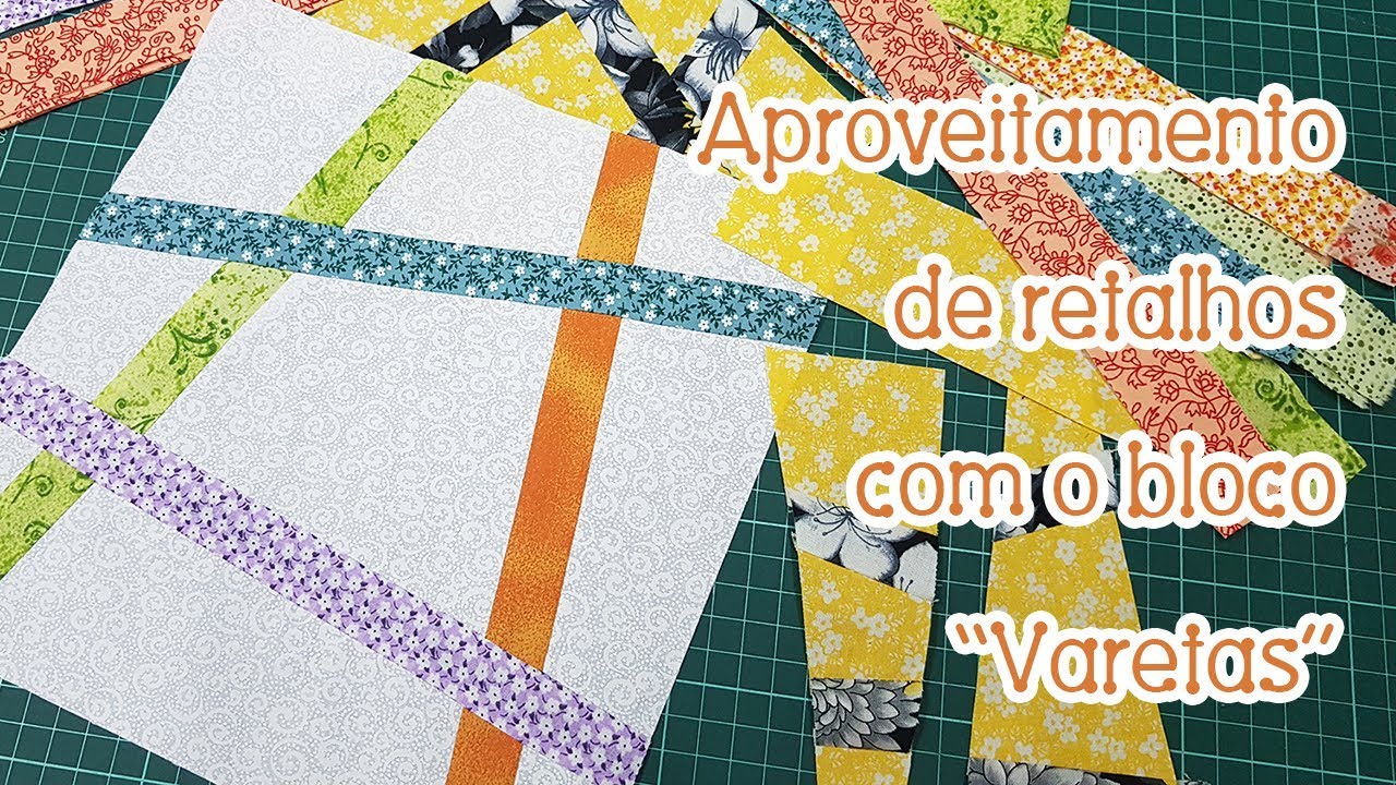 Aproveitamento de retalhos com o bloco 