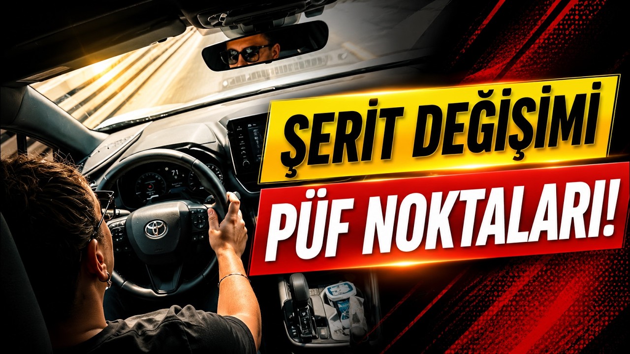 Direksiyon Eğitimi: Şerit Değiştirme Nasıl Yapılır? 🚦 | Trafikte Güvenli Sürüş İpuçları