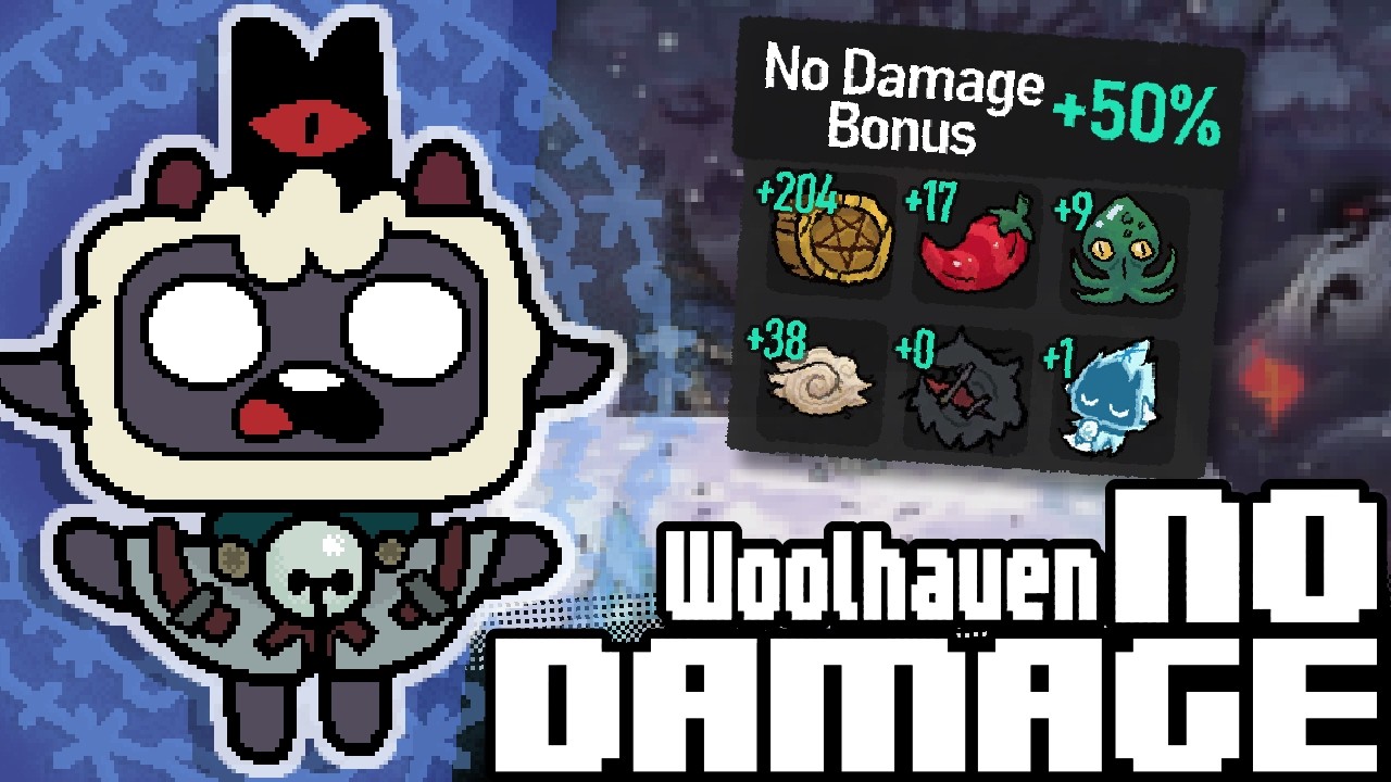 Can I beat Cult of the Lamb Woolhaven WITHOUT Taking DAMAGE?!