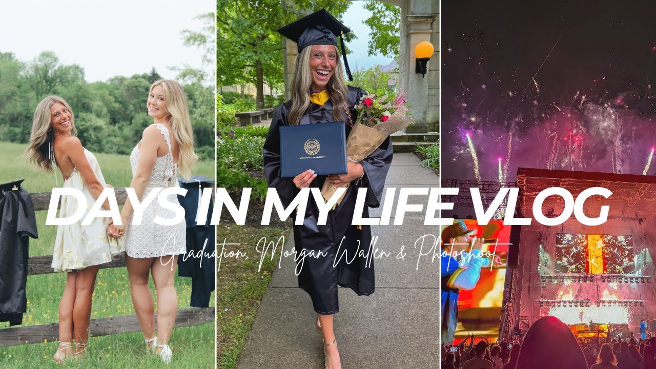 I GRADUATED! Morgan Wallen Concert, Graduation Photos & Party!