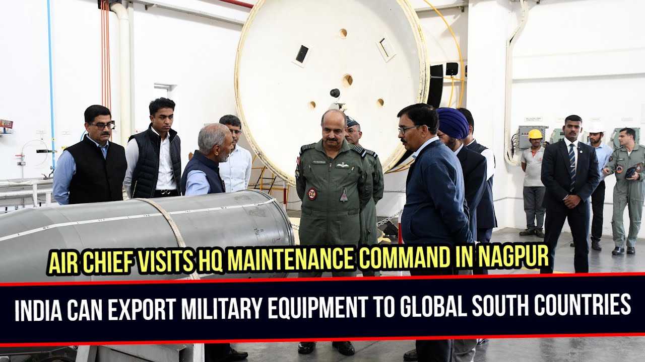 Air Chief Visits Solar Industries In Nagpur | India can export military Equipment to Global South