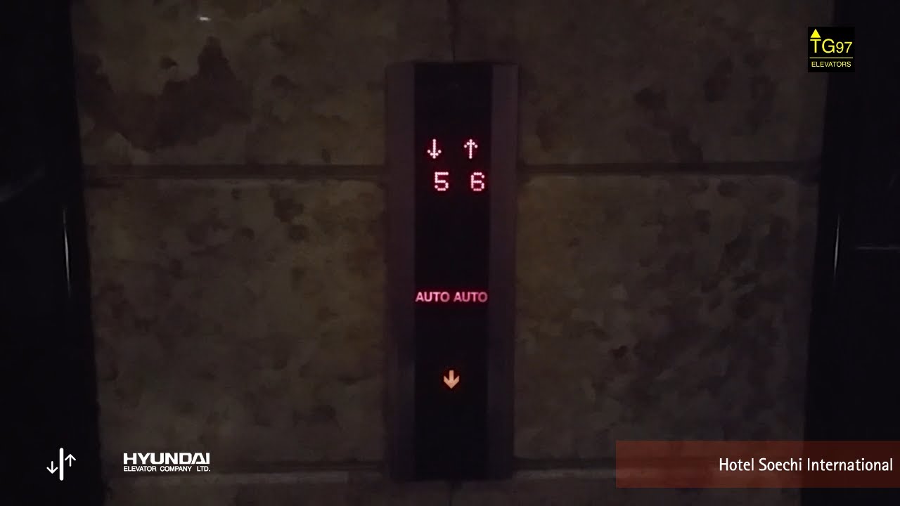 [TG97] Hyundai Traction Elevators at Hotel Soechi International, Medan