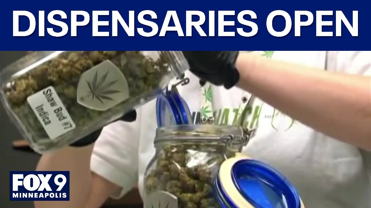 Customers line up as cannabis shops open in Twin Cities