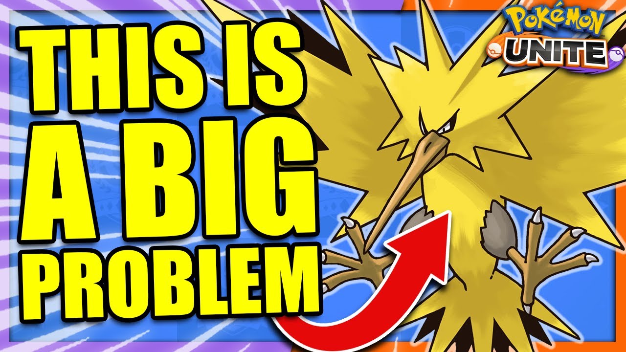 ZAPDOS IS A BIG PROBLEM IN POKEMON UNITE!! WHY IS IT AND HOW TO FIX IT