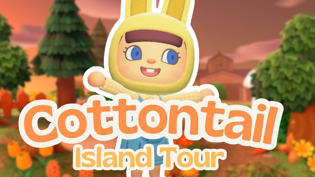 Cottontail Island Tour🥕 | Cottagecore Bunny Island | Animal Crossing Island Tour | ACNH