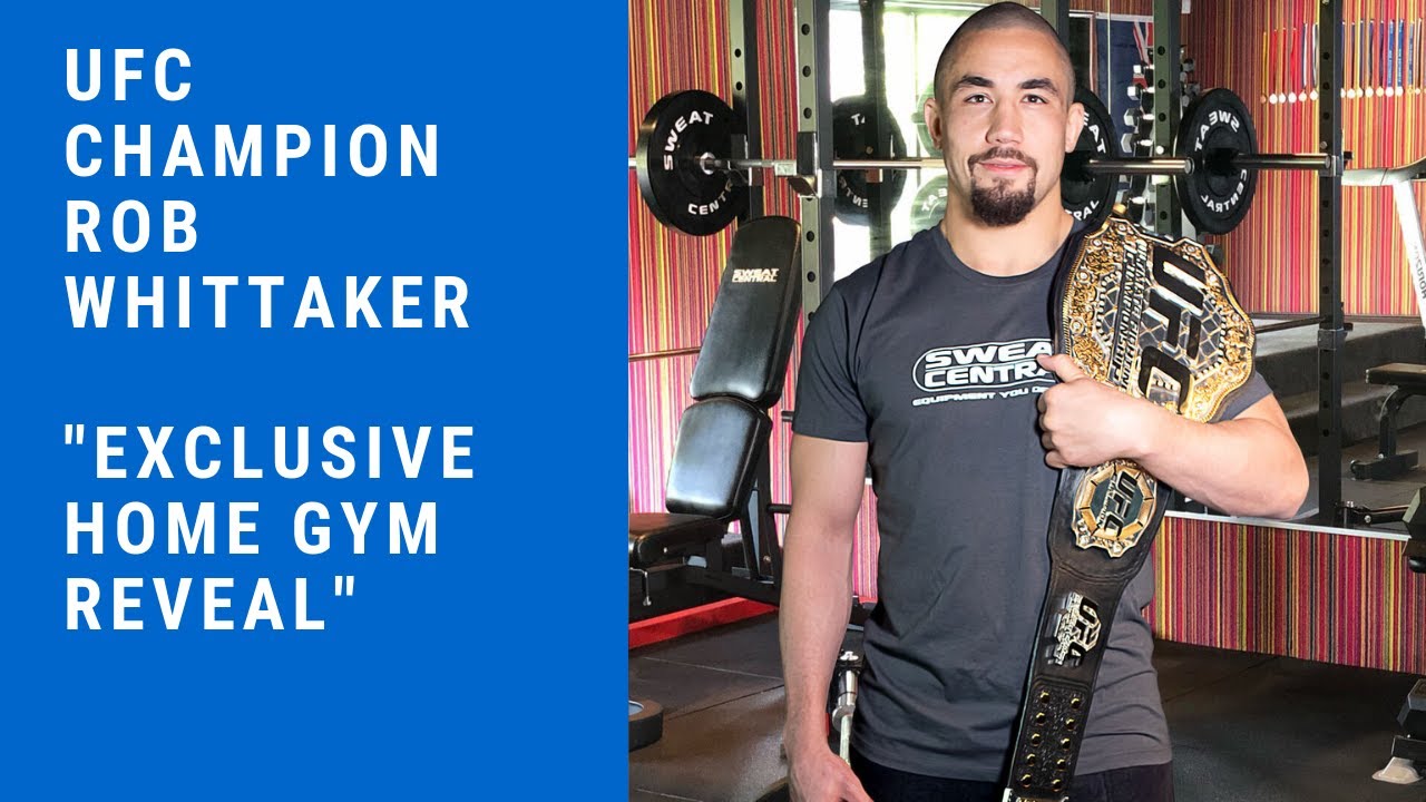 Exclusive UFC Champion Rob Whittaker Personal Home Gym Reveal