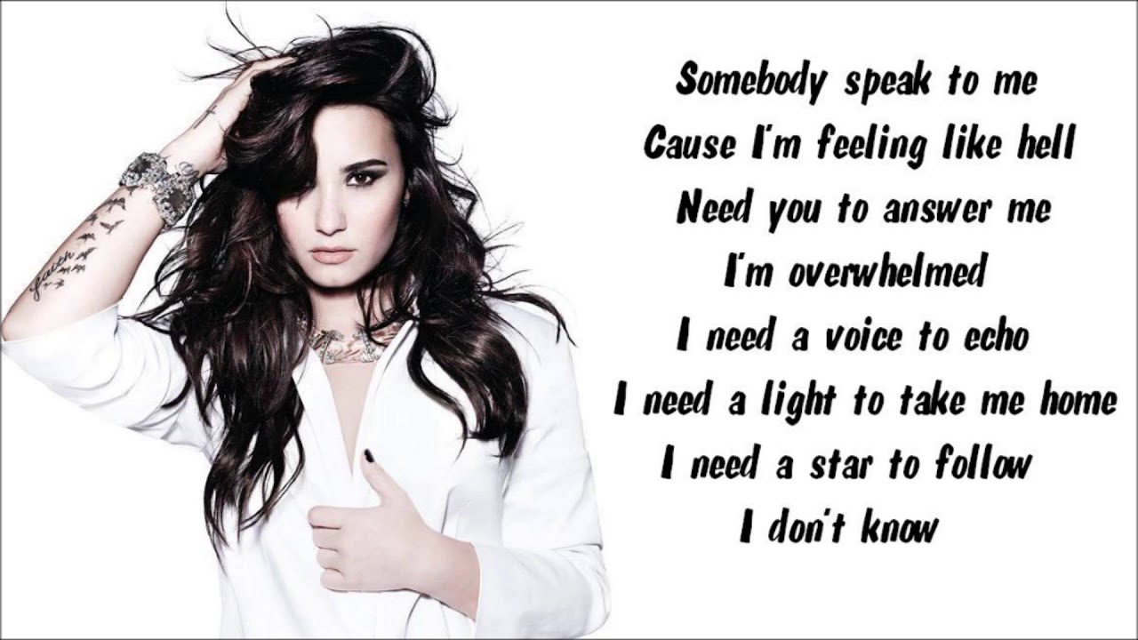 Demi Lovato - Nightingale Instrumental / Karaoke with lyrics on screen