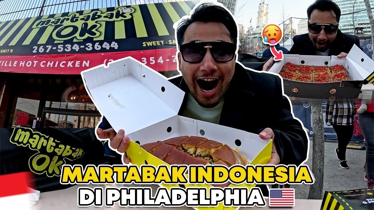 PENJUAL MARTABAK DI AMERIKA DARI NEW YORK 2 JAM KE PHILADELPHIA