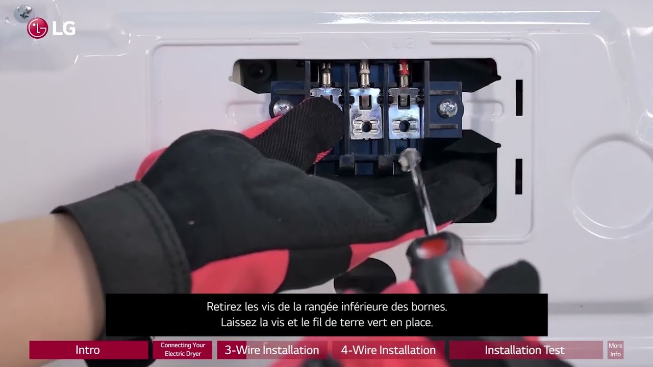 [LG Sèche-linge ] Comment installer un sèche-linge LG