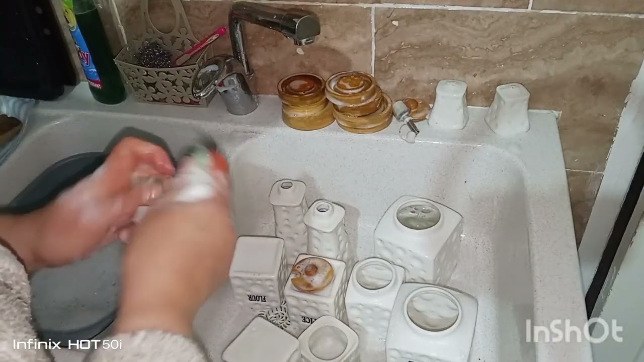 روتين ليلي كل حيوية وطاقة إيجابية💃تنضيفة رمضانية لتركبنة أخرى من تراكن الكجينة🧹مع فطور ساهل وبنين😋