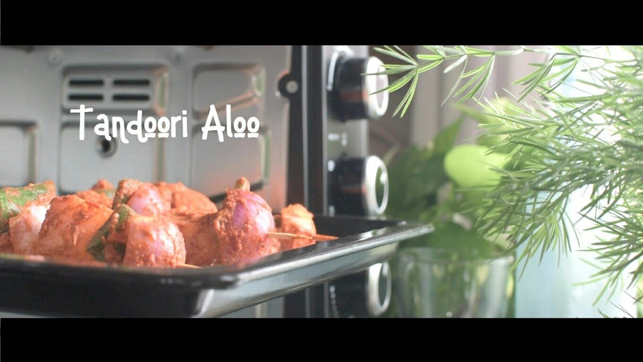 Tandoori aloo | Tandoori Potato tikkas in Toaster Oven using Prestige POTG 20RC OTG