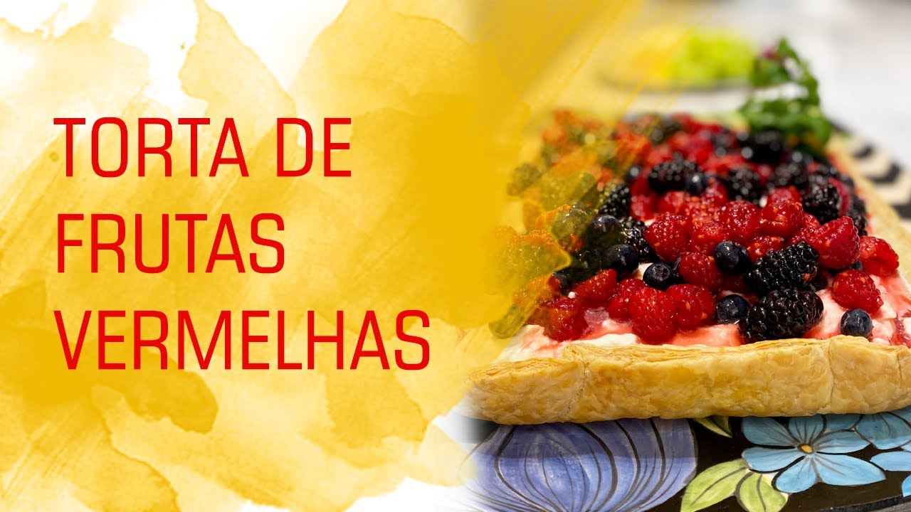 Torta de Frutas Vermelhas