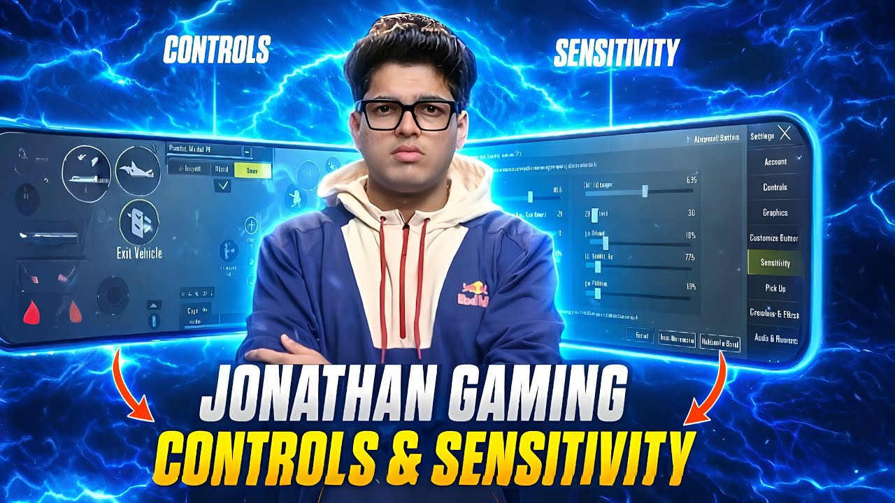 JONATHAN GAMING SENSITIVITY & CONTROL CODE 🔥 JONATHAN GAMING BGMI SENSITIVITY | BGMI SENSTIVITY 2026