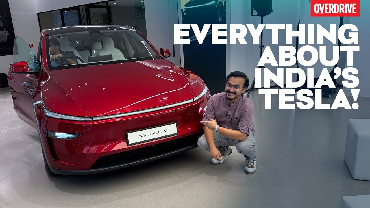 India&rsquo;s First Tesla! | Model Y Walkaround, Price & Features | OVERDRIVE