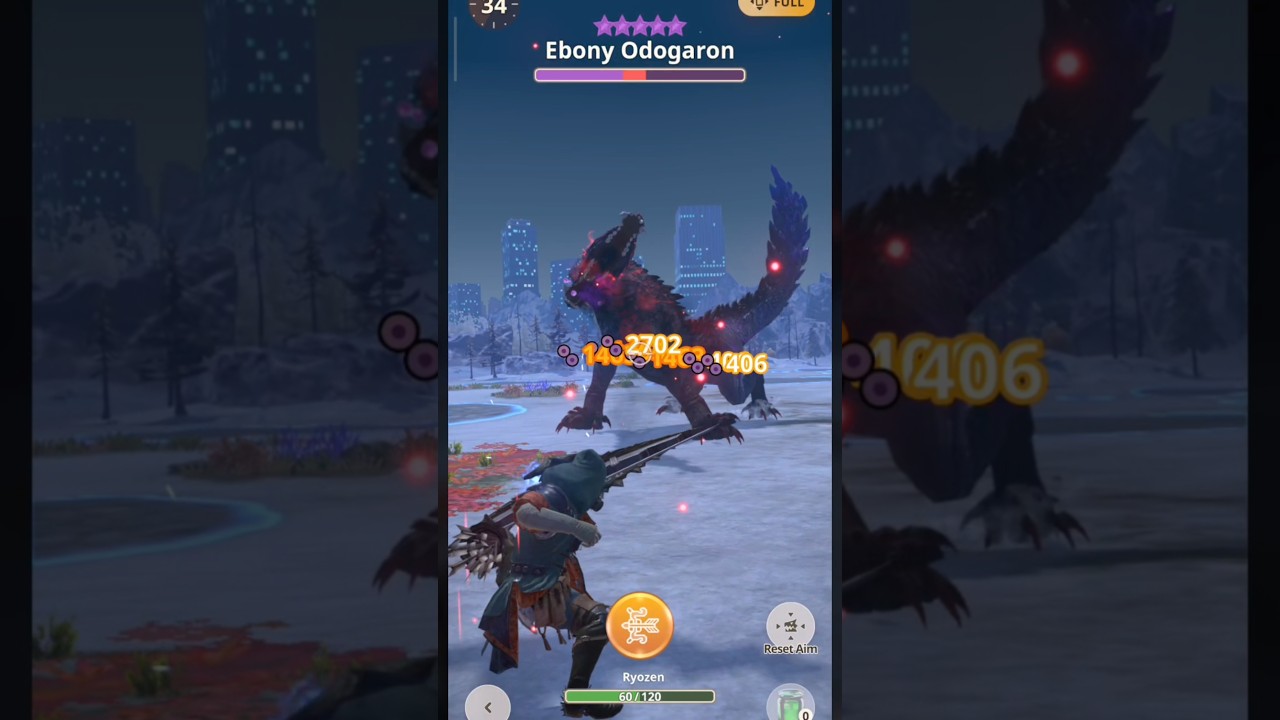 10★ Ebony Odogaron vs Dodgebolt Rathian Bow - MHNow #monsterhunter #モンハン #モンハンnow #mhnow