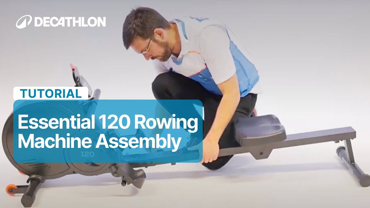 TUTORIAL - Essential 120 Rowing Machine Assembly 🛠️ | Decathlon Domyos