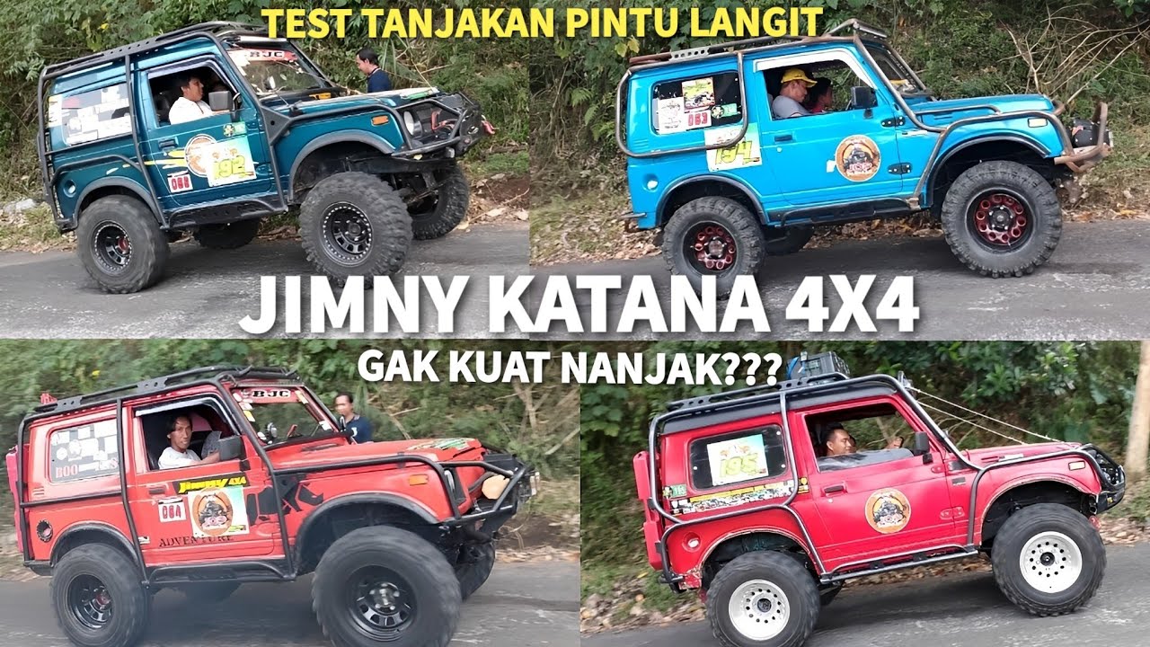 Jimny Katana 4x4 Gak Kuat Nanjak ! Mundur Di Tanjakan Pintu langit