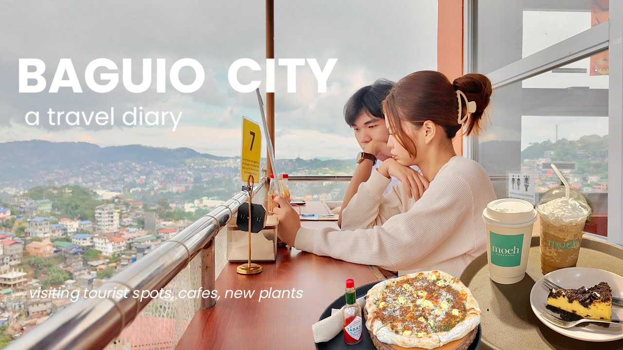 Baguio vlog | thick fog, tourist spots, night market, cafes & restaurants