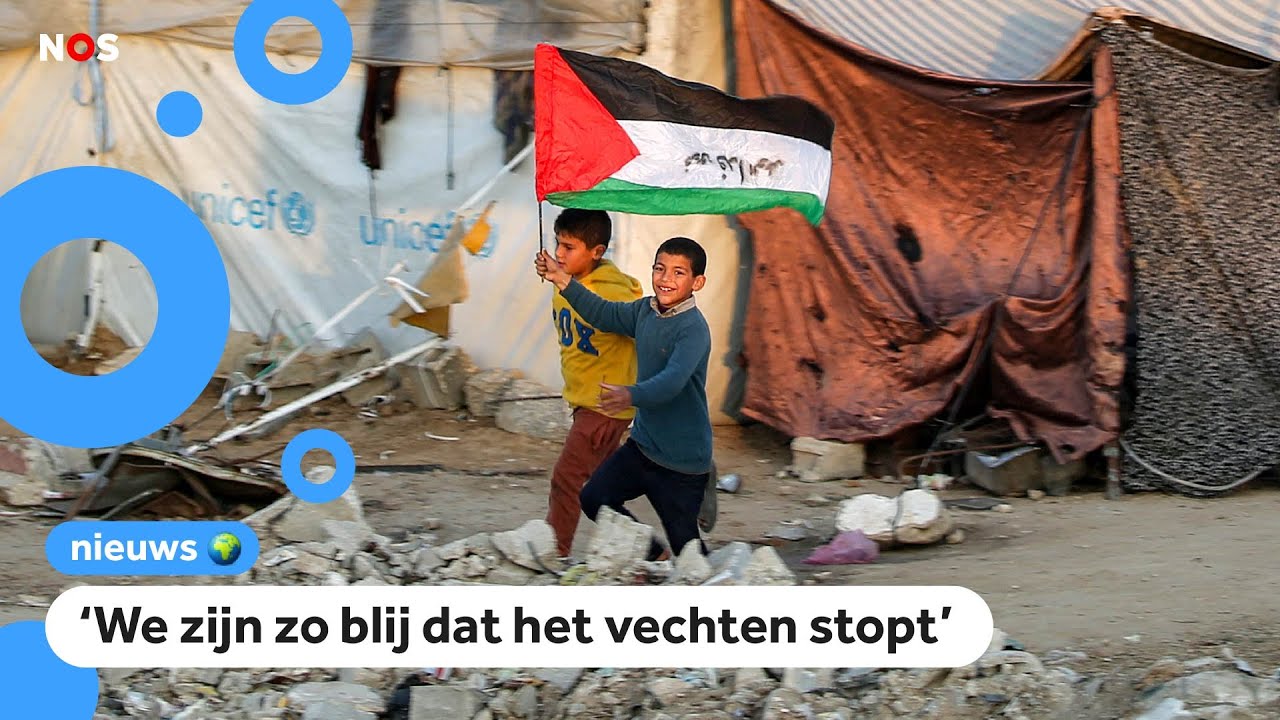 Kinderen in Gaza kijken uit naar morgen: 'Eindelijk naar huis'