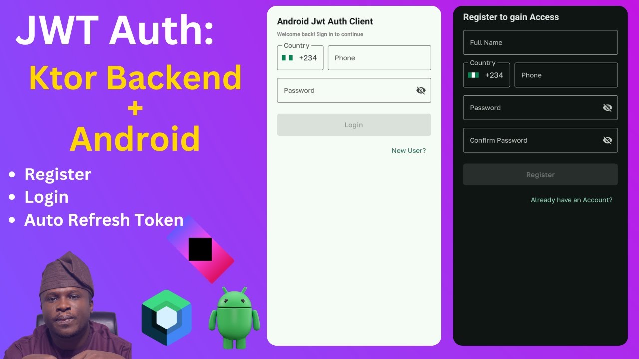 JWT Auth in Android with Ktor Backend